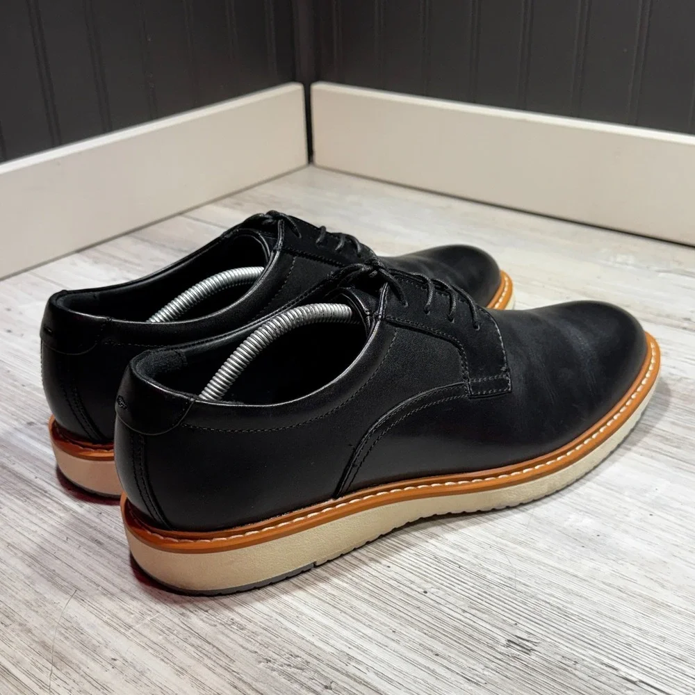 Nordstrom Rack Sven Plain Toe Derby Men's Shoes Black Sz 11.5M